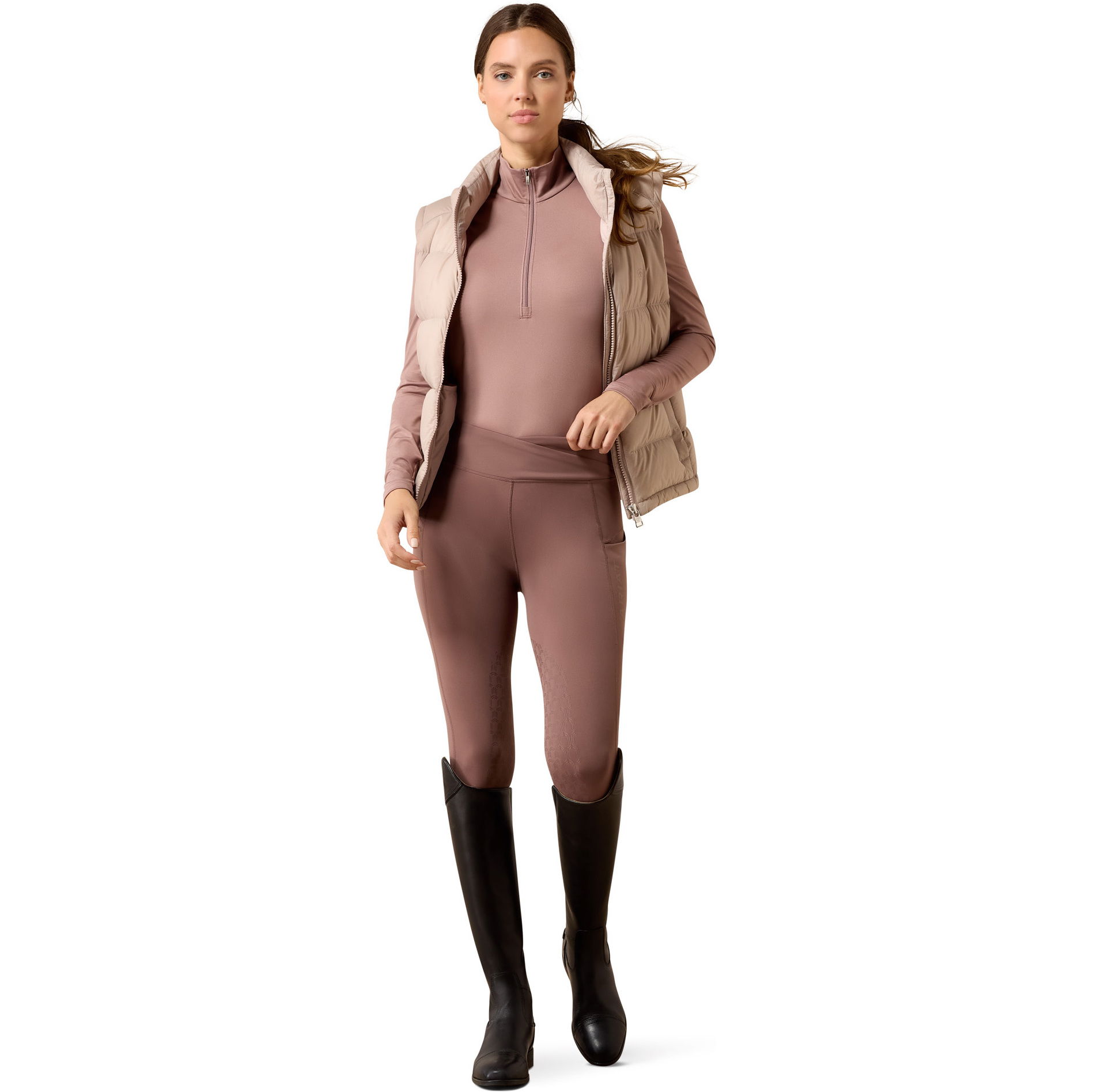 2026 Ariat Womens Avail 2.0 Half Grip Tight 10078923 - Peppercorn